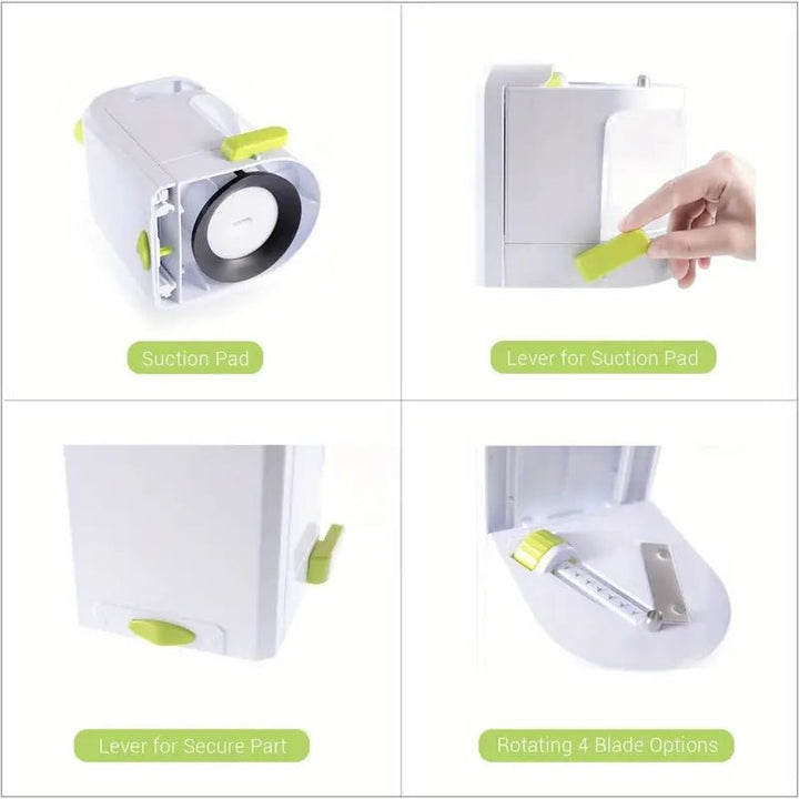 1 Set, Vegetable Spiralizer, Manual Zucchini Noodle Maker With Strong Base, Zoodles Spiralizer For Potato, Multifunctional Vegetable Slicer, Fruit Grater, Kitchen Stuff, Kitchen Gadgets - AlifdukanAlifdukan types here :)