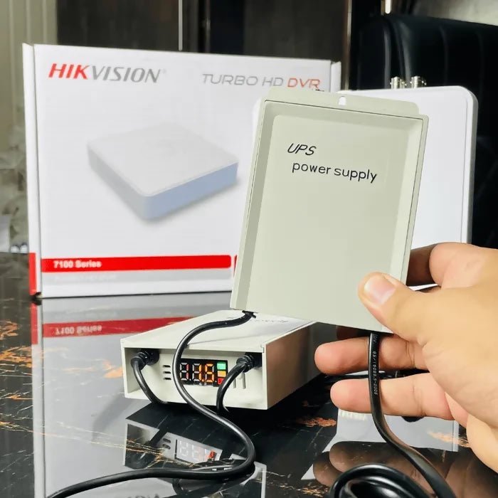 12V DC Mini UPS Backup for Security Camera Systems (5 Hour Battery Backup ? Fireproof ? Waterproof ?Led Display) - AlifdukanTrendy Store types here :)