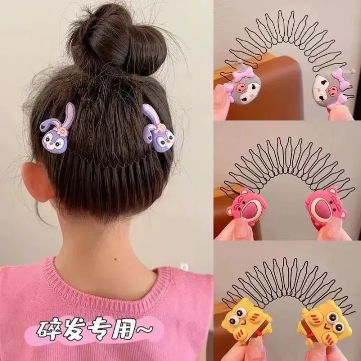1Pc New Style Children Hair Comb Broken Hair Girls Comb Hairpin Baby Headwear Cute Fashion Simple Cartoon Animation Accessories - AlifdukanAlifdukan types here :)