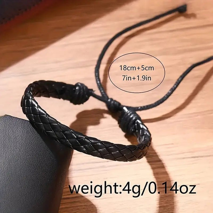 2 Pcs Black Round Quartz Watches PU Leather Strap Alloy Pointer Alloy Dial And Bracelet Gifts For Women Men - AlifdukanAlifdukan types here :)