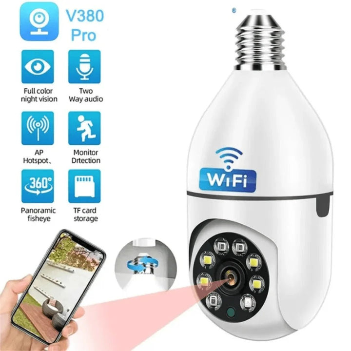 2MP WIRELESS BULB CAMERA - AlifdukanBUY AURA.PK types here :)