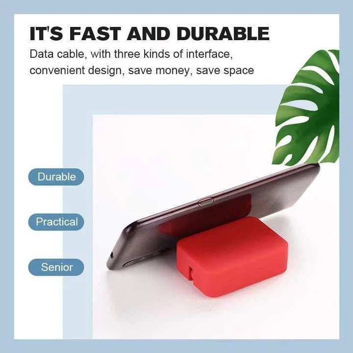 3 - in - 1 Data Cable Phone Stand - AlifdukanAlifdukan types here :)