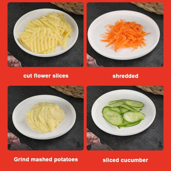 3 In 1 Multifunctional Kitchen Grater Stainless Steel Vegetable Slicer Vegetable Cutter Drain Basket Fruit Drain Basin Set - AlifdukanAlifdukan types here :)