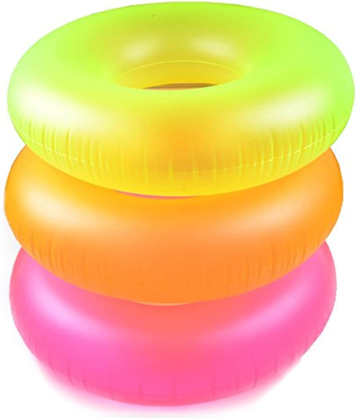 3 Pack Intex Neon Frost Swim Tubes Inflatable 36" Pool Floats and Rings - AlifdukanAlifdukan types here :)