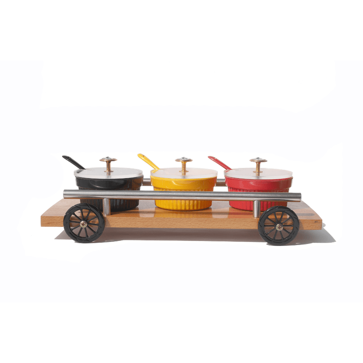 3 pcs Sirka Set With Wood Beach Stand - AlifdukanAlifdukan types here :)