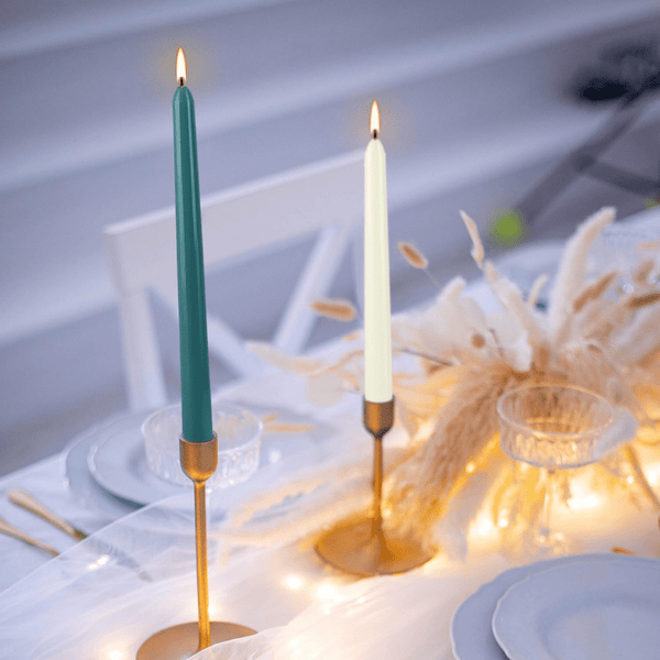 30 Pcs 10 Inch Dripless Taper Candles, Unscented Colorful Long Candles Sticks for Holiday Celebration Display, Home Decor, Dinner, Festival, and Party Decoration. - AlifdukanAlifdukan types here :)