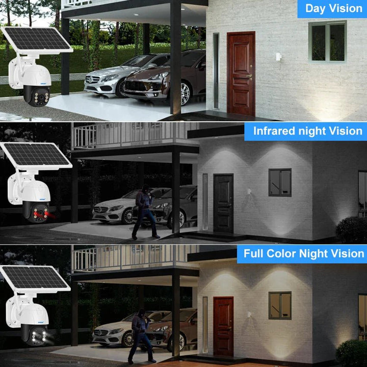 4G Solar Powered Outdoor PTZ Security Camera – 1080P, Wireless, Waterproof, Motion Detection - AlifdukanAlifdukan types here :)
