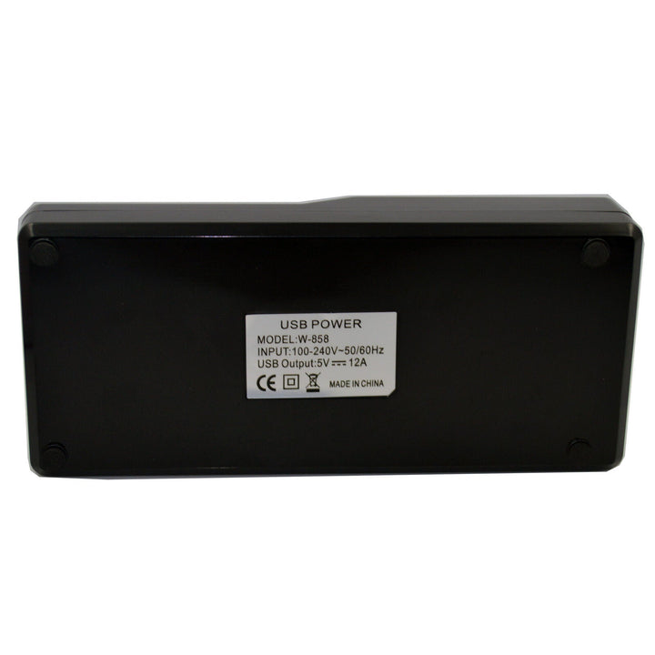 5V 12A 12 Port USB Quick Adapter Charger home Portable Or Wall Fast Charger - AlifdukanAlifdukan types here :)