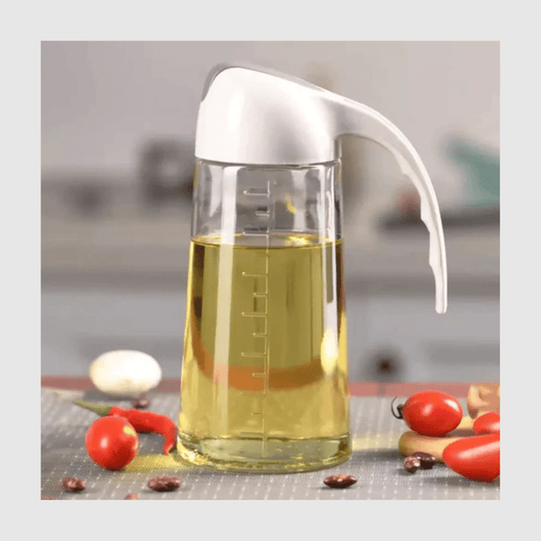 630ml Oil Glass Bottle Jar, Seasonings Condiment Dispenser, Soy Sauce Chili Oil Bottle, Glass Olive Oil Bottle, Oil Pouring Oil Leak - proof Kitchen Bottle, Gravy Oil Pourer Bottle For Cooking - AlifdukanAlifdukan types here :)