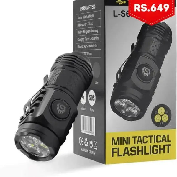 Three-Eyed Monster Rechargeable Torch