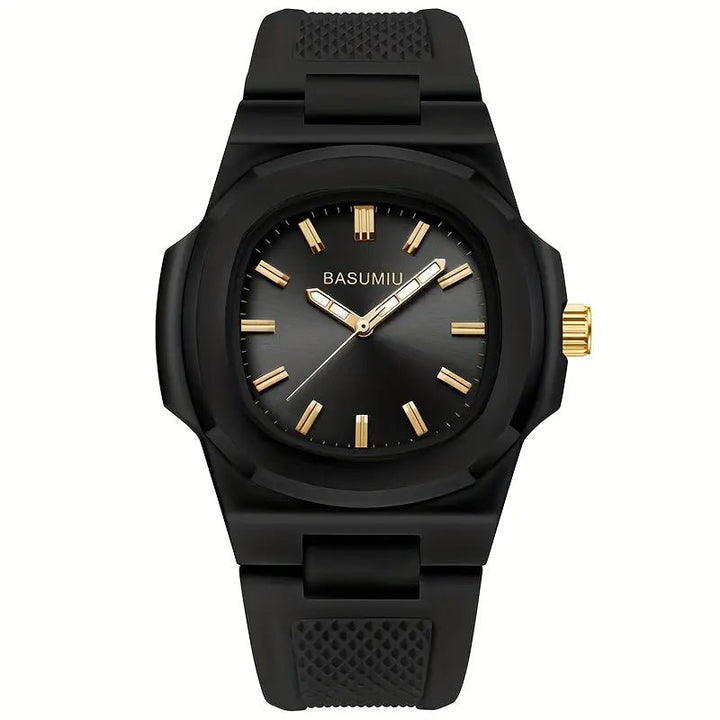 A Stylish Silicone Strap Watch For Men, Perfect For Casual And Simple Style, The Best Choice For Gifting - AlifdukanAlifdukan types here :)