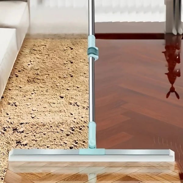 All - Purpose Scraping Wiper Handle Household Cleaning Tool for Floor Bathroom Kitchen Shower Tile Pet Hair - AlifdukanBUY AURA.PK types here :)