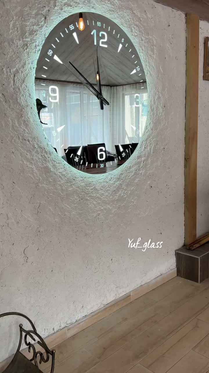 American Style Mirror Wall Clock - AlifdukanMini Supplier types here :)