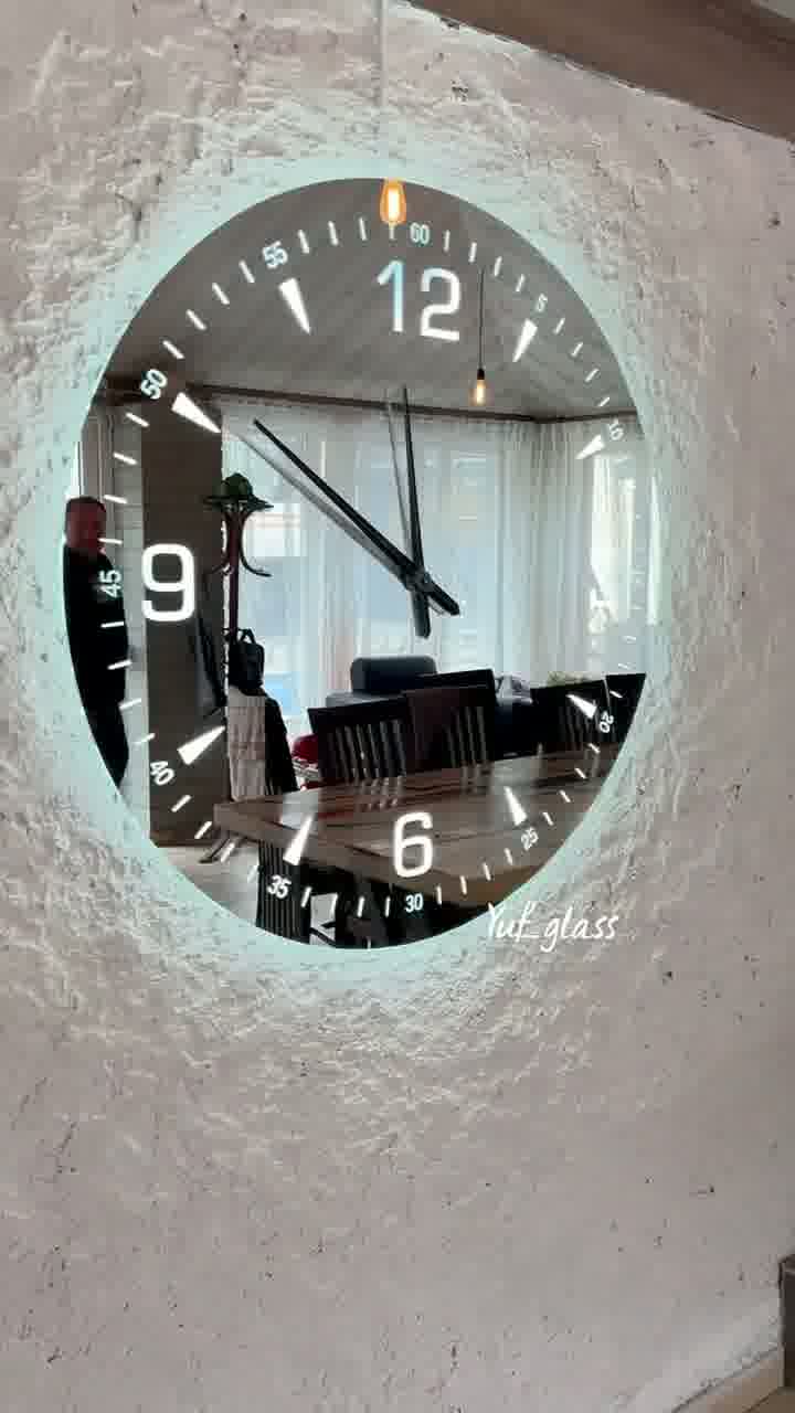 American Style Mirror Wall Clock - AlifdukanMini Supplier types here :)