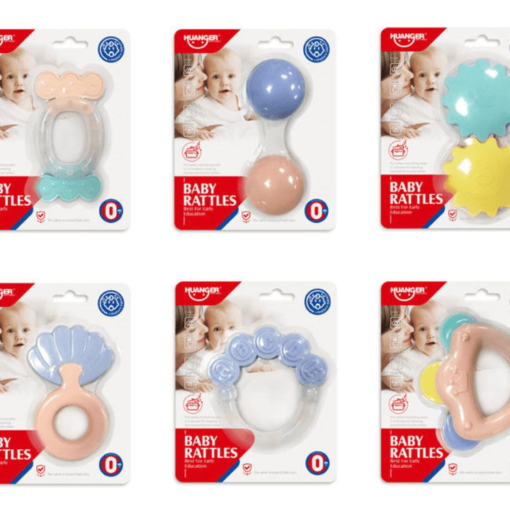 Baby Rattles Teether Toys PP Boilable and Sterilizable - AlifdukanAlifdukan types here :)