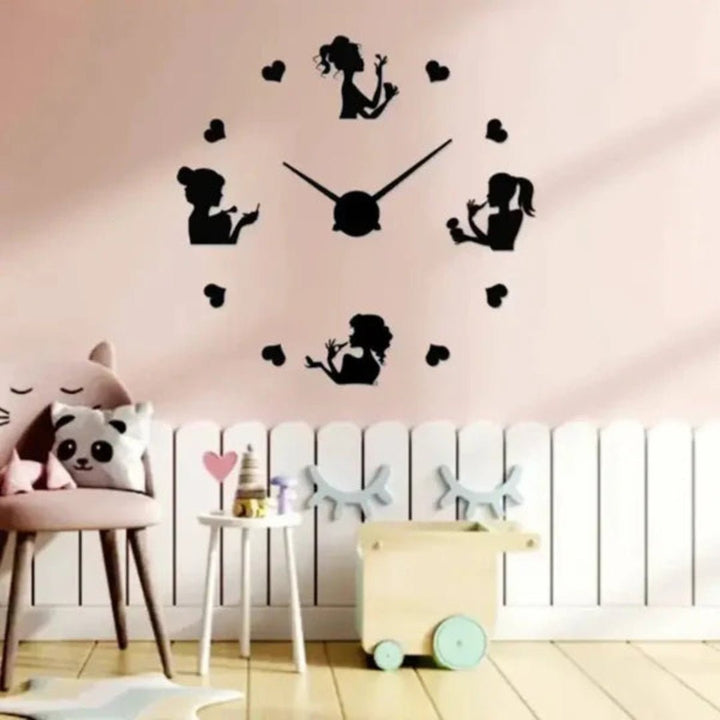 BB Bargain Bazzar Wall Clock 3D 28*28 inch Wooden Watch DIY Design Decoration Quartz Numeric For Home Decor Living Room And Offices And For Gifts - AlifdukanAlifdukan types here :)