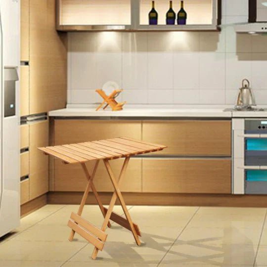 Beach Wood Foldable Table - AlifdukanAlifdukan types here :)