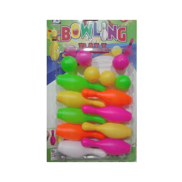 Bowling Toy 9 Pins with 6 Balls Kids Plastic - AlifdukanAlifdukan types here :)