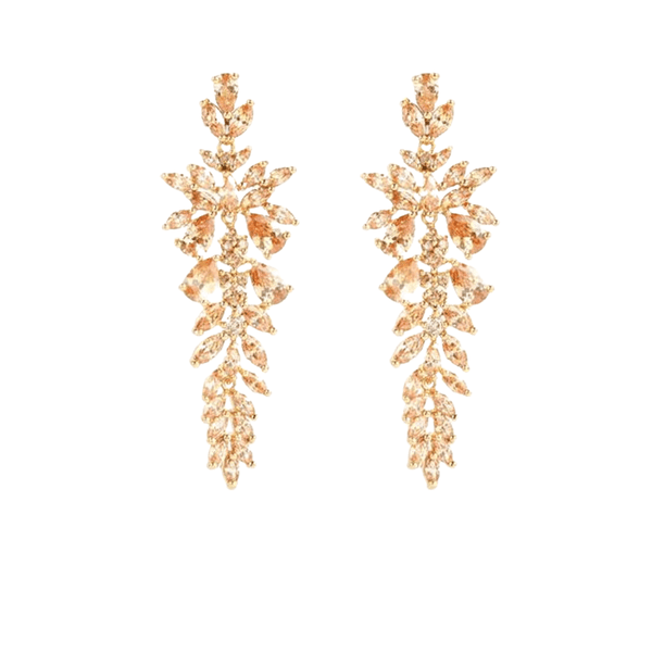 bunched leaves earrings - AlifdukanAlifdukan types here :)