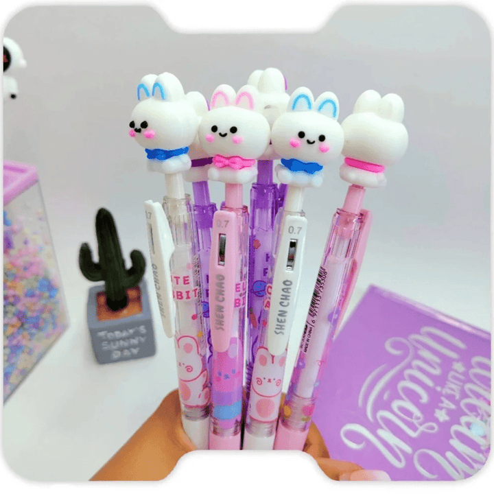 Bunny Rabbit Bow Tie Mechanical Lead Pencil 0.7mm HB - AlifdukanAlifdukan types here :)