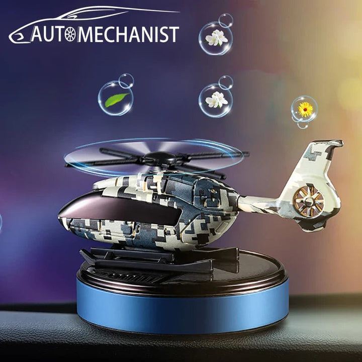 Car Air Freshener Car Solar Rotating Helicopter Aroma - AlifdukanAlifdukan types here :)