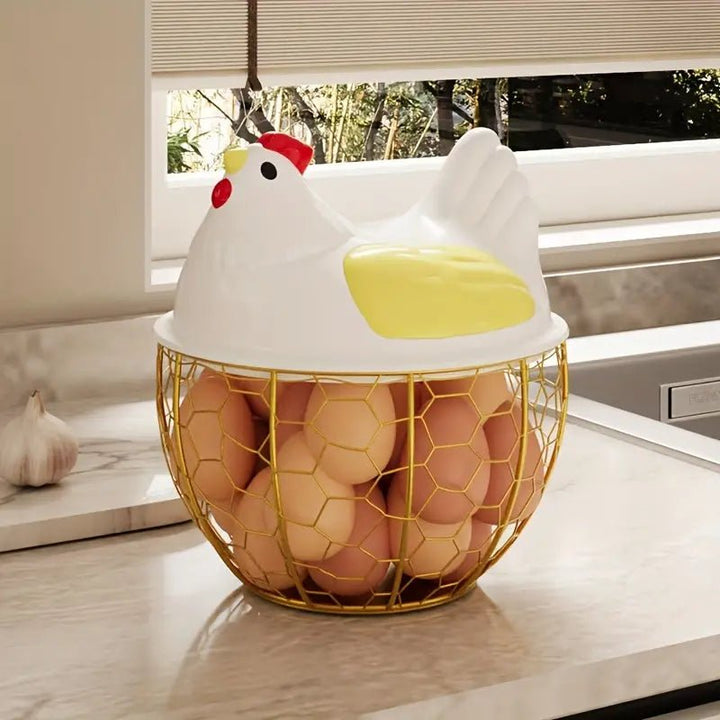 Ceramic Chicken Egg Basket - AlifdukanAlifdukan types here :)