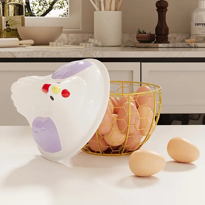 Ceramic Chicken Egg Basket - AlifdukanAlifdukan types here :)