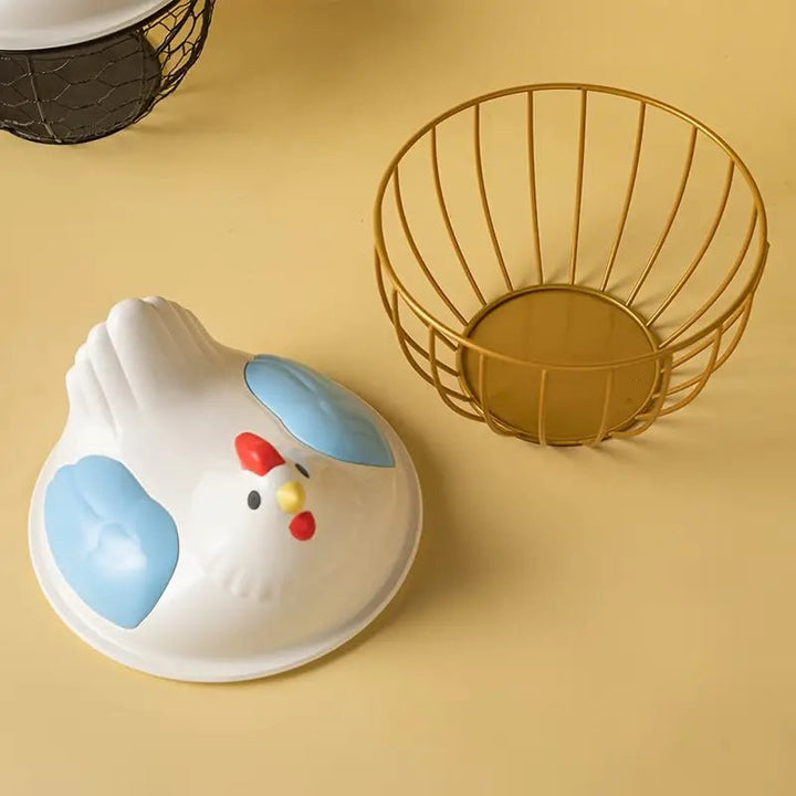 Ceramic Chicken Egg Basket - AlifdukanAlifdukan types here :)