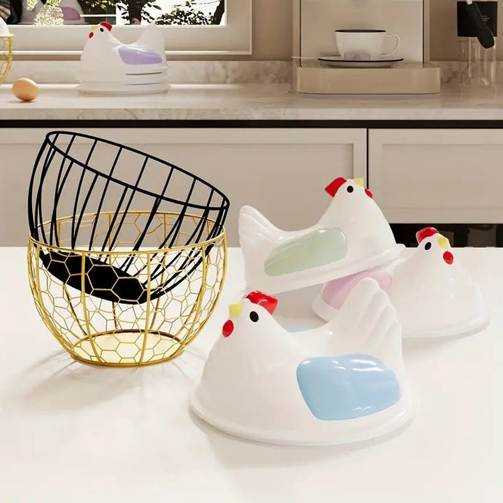 Ceramic Chicken Egg Basket - AlifdukanAlifdukan types here :)