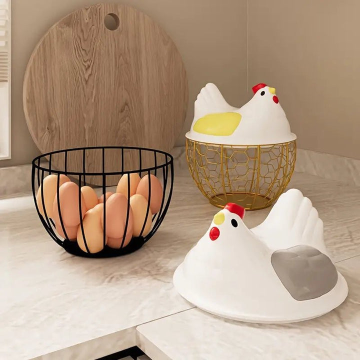 Ceramic Chicken Egg Basket - AlifdukanAlifdukan types here :)
