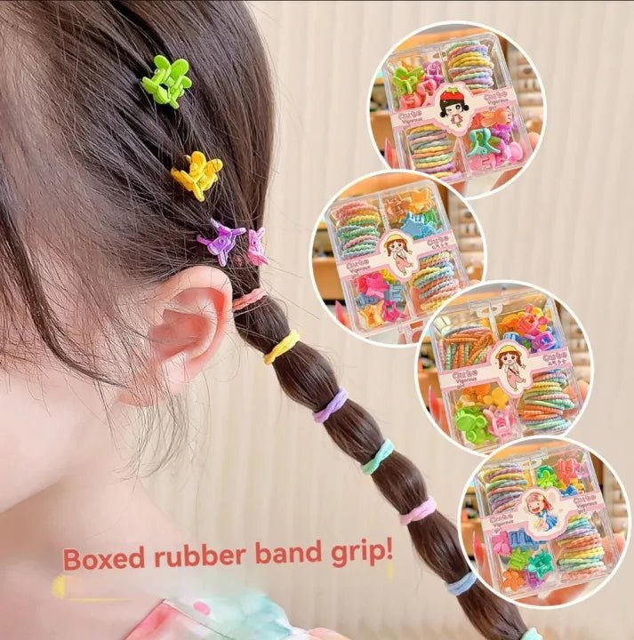 Children and Babies Do Not Harm Their Hair. Girls Tie Their Heads, Grab Hair Clips, Hair Accessories, and Headbands by Just Born - AlifdukanAlifdukan types here :)
