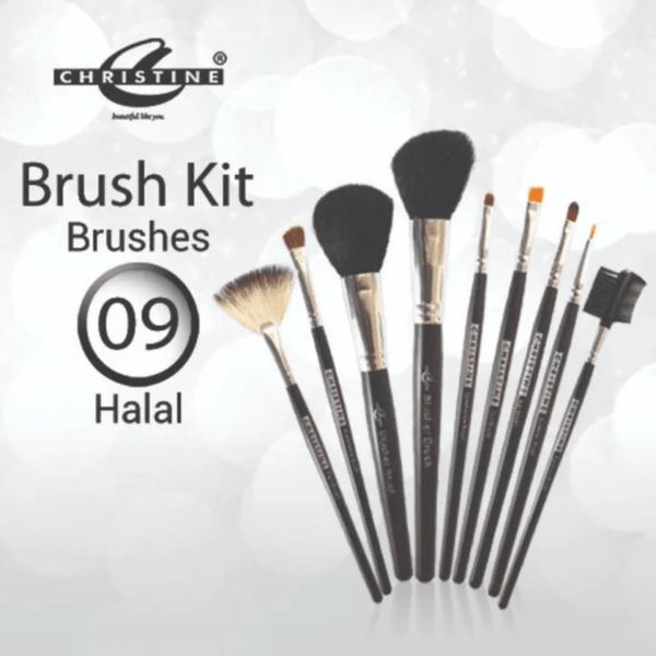 Christine Small Brush Kit Set - 9 Pieces - AlifdukanAlifdukan types here :)