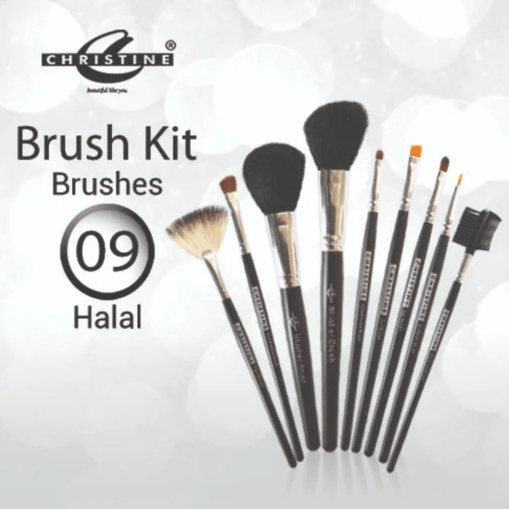 Christine Small Brush Kit Set - 9 Pieces - AlifdukanAlifdukan types here :)