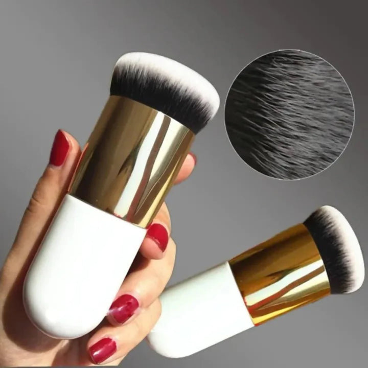 Chubby Pier Foundation Brush Flat Cream Makeup Brushes Professional Cosmetic Makeup Brush - AlifdukanShalalay Noor types here :)