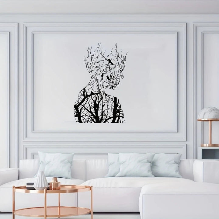 Classic Human Face Metal Wall Art, Original Laser Cut Outdoor & Indoor Decor, Wall Mountable Modern Artwork, Bedroom Wall Hanging, Housewarming Gift, Easy to Hang - AlifdukanMini Supplier types here :)