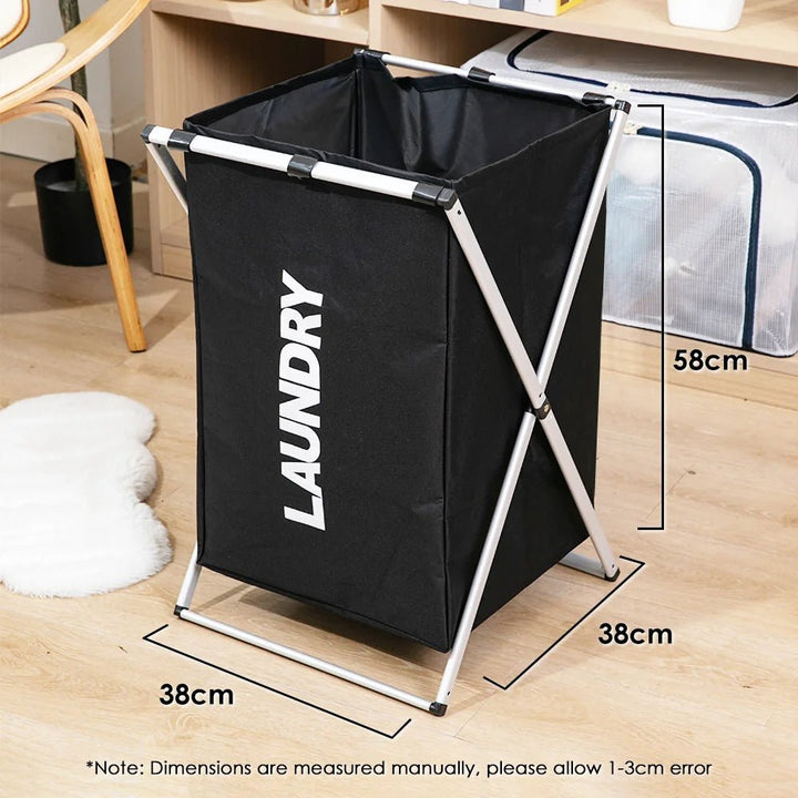 Compact Foldable Laundry Basket for Space - Saving Storag - AlifdukanAlifdukan types here :)