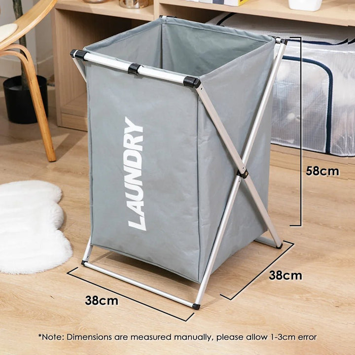 Compact Foldable Laundry Basket for Space - Saving Storag - AlifdukanAlifdukan types here :)
