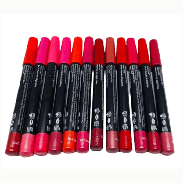 CosmoXcosmetics Professional Best Quality Lip Pencils (12 Pcs Pack) - AlifdukanAlifdukan types here :)