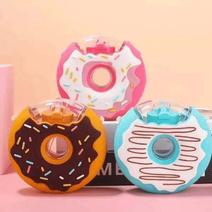 Creative Donut Water Bottle With Straw Cartoon Cute Doughnut Kettle - AlifdukanAlifdukan types here :)