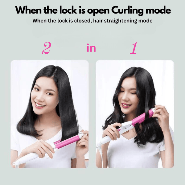 Curling and straightening dual - purpose FH6855 Curling and straightening two - in - one balanced - AlifdukanAlifdukan types here :)