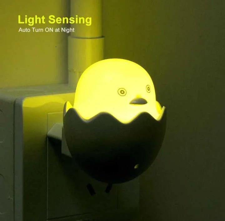 Cute Chick Plug Novelty Night Lamp bird shape LED Lamp - AlifdukanAlifdukan types here :)
