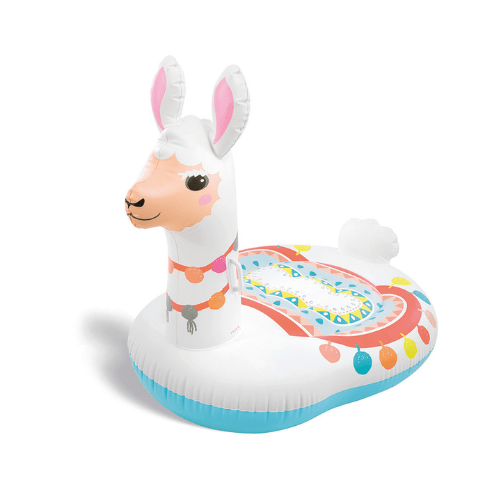 Cute Lama Ride - On Inflatable Pool Float (53in L x 37in X 44in H ) - AlifdukanAlifdukan types here :)