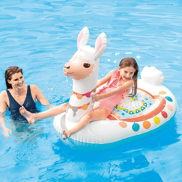 Cute Lama Ride - On Inflatable Pool Float (53in L x 37in X 44in H ) - AlifdukanAlifdukan types here :)
