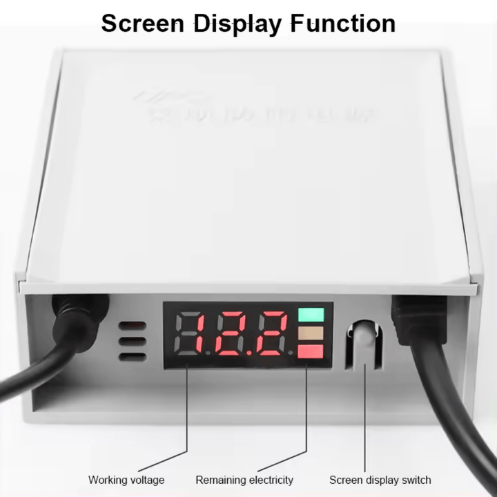 Display, Use In Wifi Router And CCTV Cameras And Ups Can Run On Anything With 12 Volt.