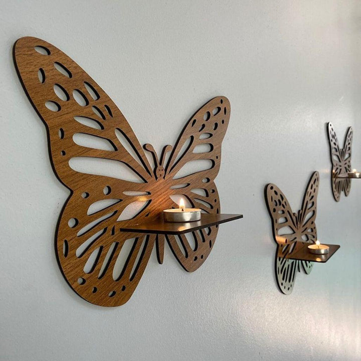 Decorative Butterfly Wall Shelf Set of 3 - AlifdukanAlifdukan types here :)