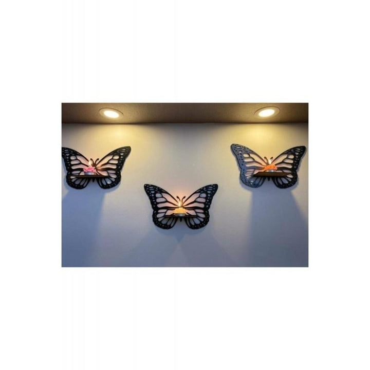 Decorative Butterfly Wall Shelf Set of 3 - AlifdukanAlifdukan types here :)