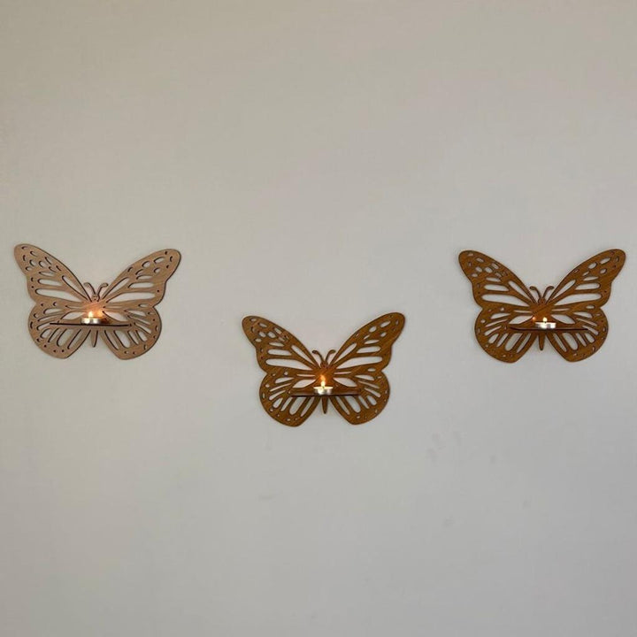 Decorative Butterfly Wall Shelf Set of 3 - AlifdukanAlifdukan types here :)