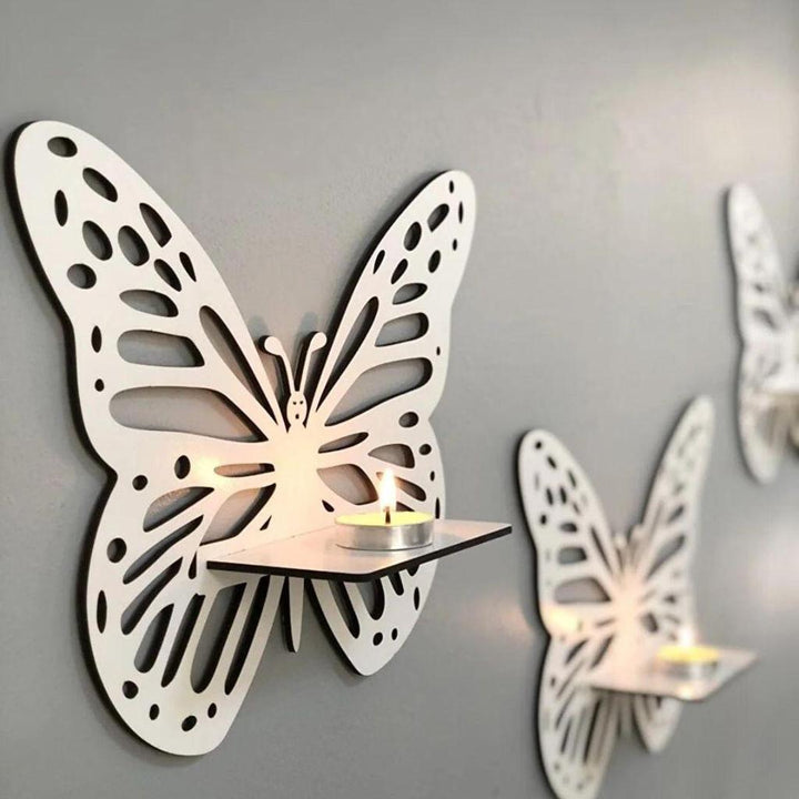 Decorative Butterfly Wall Shelf Set of 3 - AlifdukanAlifdukan types here :)