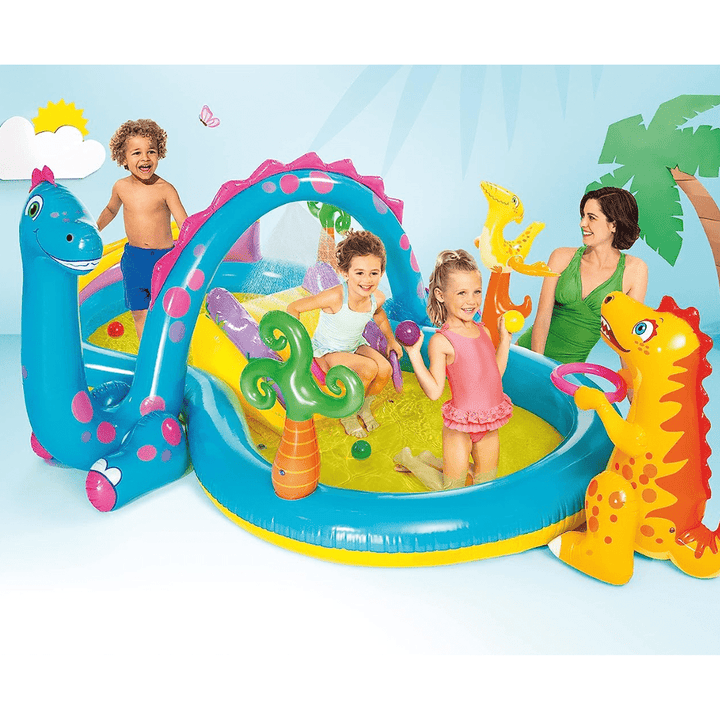 Dinoland Play Center (10' 11" L x 7'6" W x 3' 8" H ) - AlifdukanAlifdukan types here :)