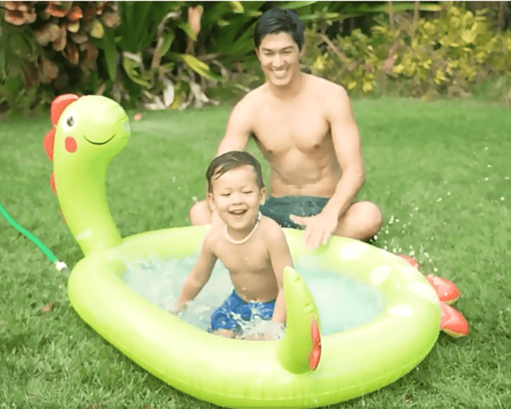 DINOSAURE SPRAY POOL (119x109x66) - AlifdukanAlifdukan types here :)